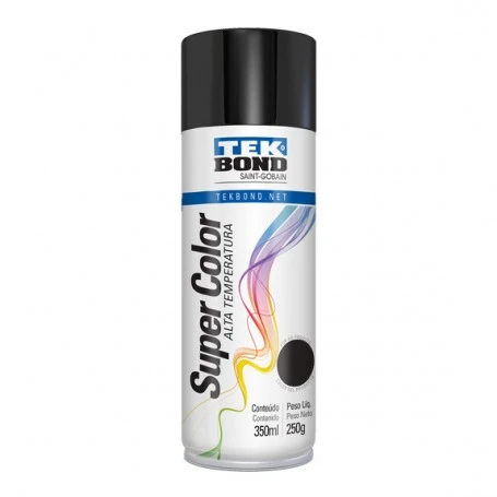 TEK BOND PINTURA AERO.250 GR.USO GRAL.NEGRO MATE