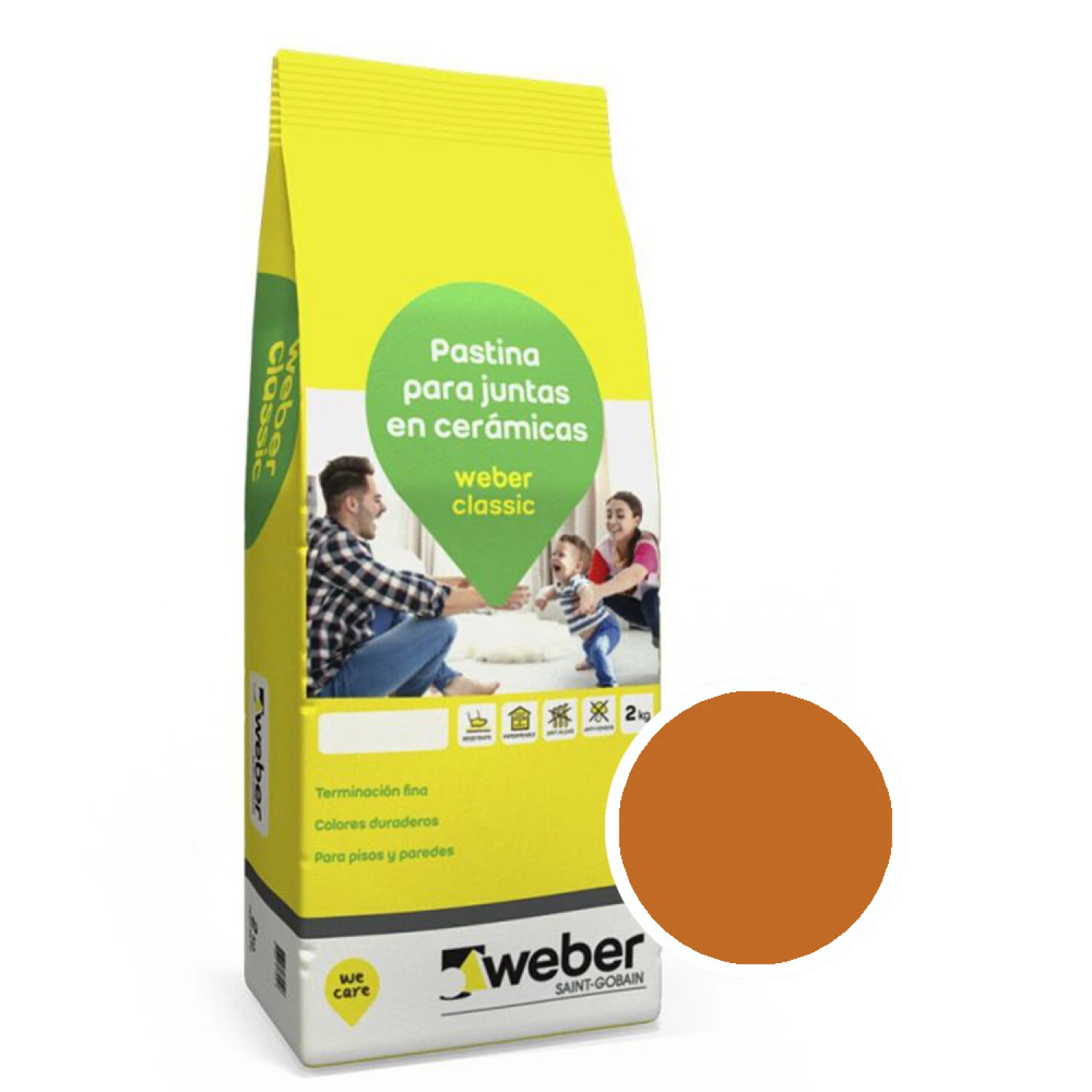 PASTINA WEBER CLASSIC X 2 KG TERRACOTA