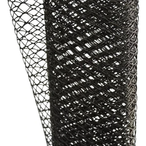 CERRAMIENTO ROMBOIDAL PLASTICO NEGRO 25X25