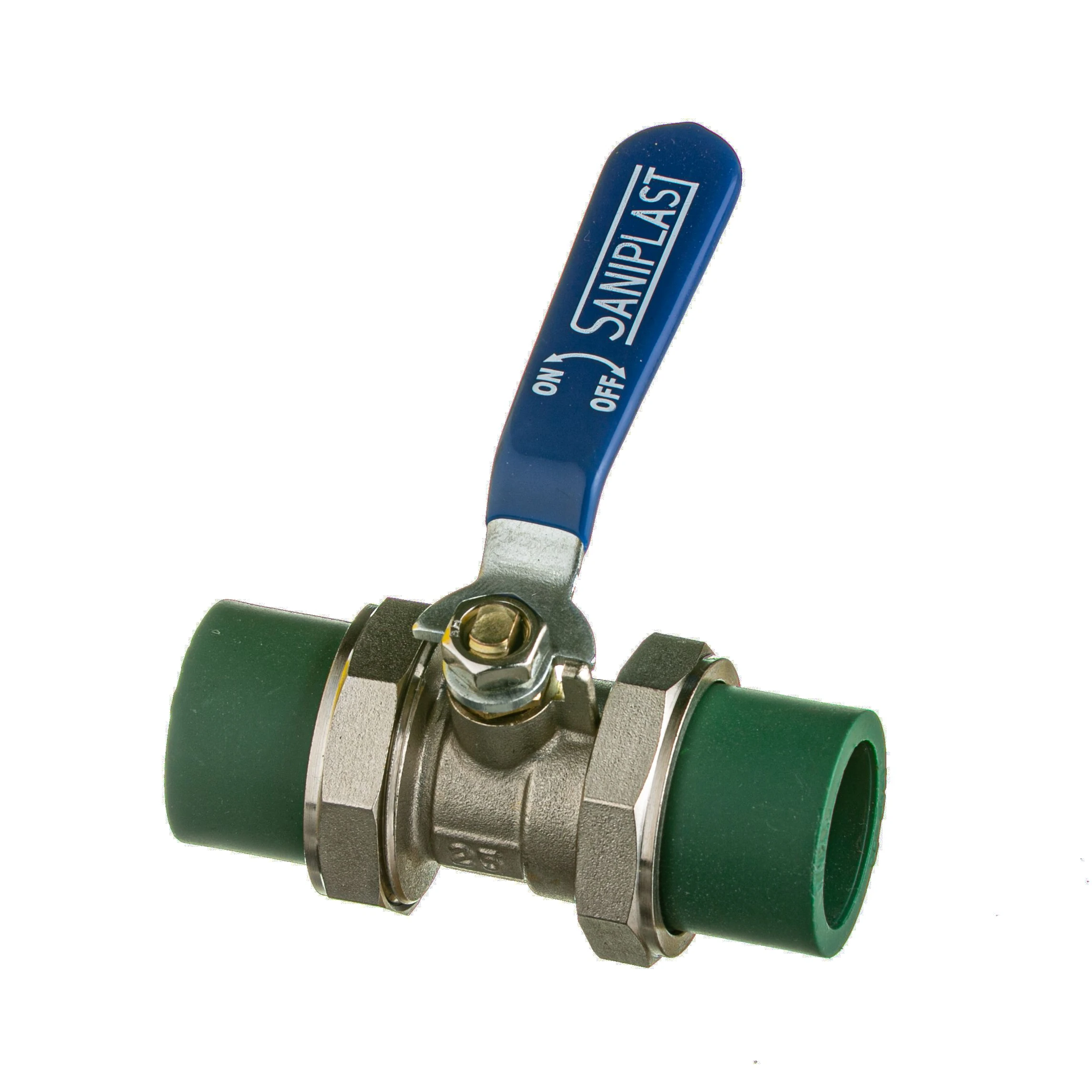 SANIPLAST LLAVE ESFERICA 25 FUSION UNION DOBLE