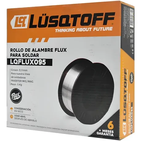 ALAMBRE MIG LUSQTOFF 0,9MM X 5KG-LQFLUX095-