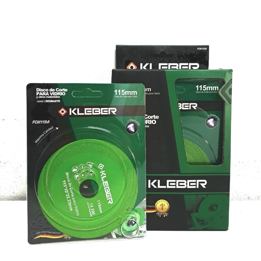 DISCO DIAMANTADO PARA VIDRIO KLEVER 115
