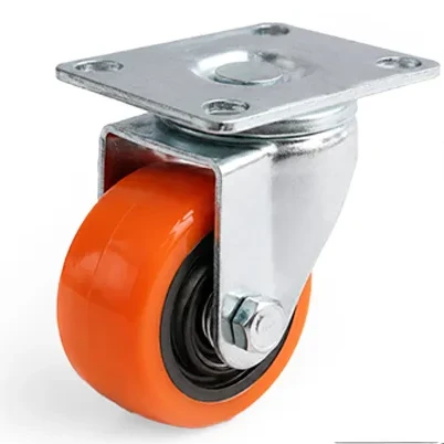 RUEDA GIRATORIA NARANJA 40MM / (NEBRASKA)
