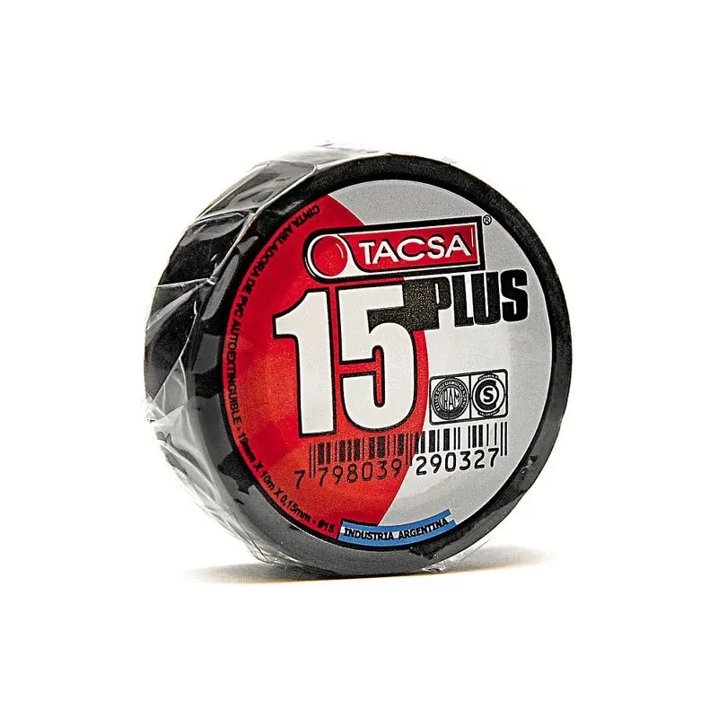 TACSA CINTA AISLADORA 20MTS NEGRA