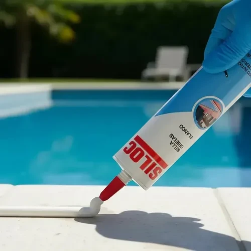 SILOC SELLA GRIETAS PISCINA BLANCO 310G