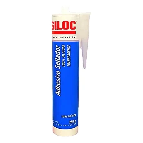SILOC SELLADOR SILICONA TRANSPARENTE 280G